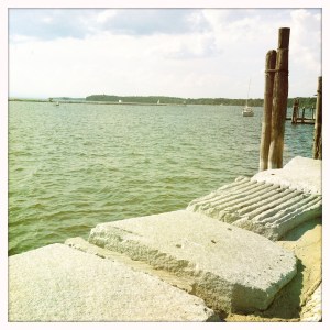 Looking out at the bay