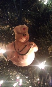 Nurses rock, even snow-woman nurses