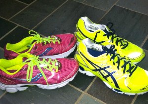 I think my taste in shoes rubbed off on him.