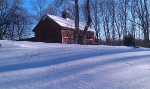 Day-after-snow storm shot