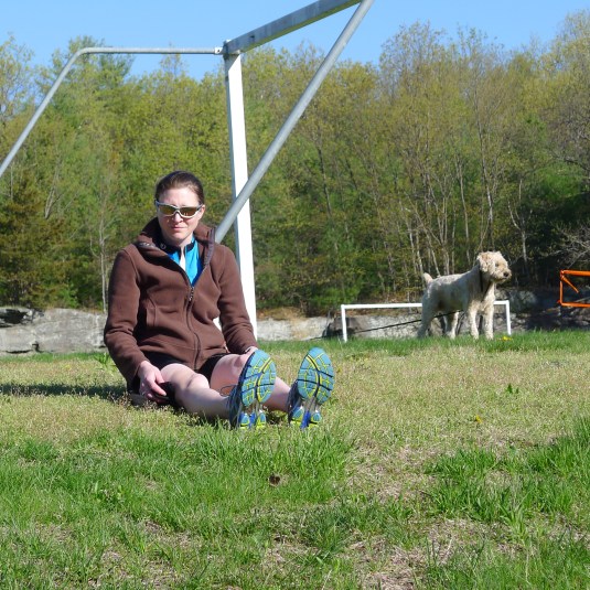 My stretching...Not sure what zone I am in.