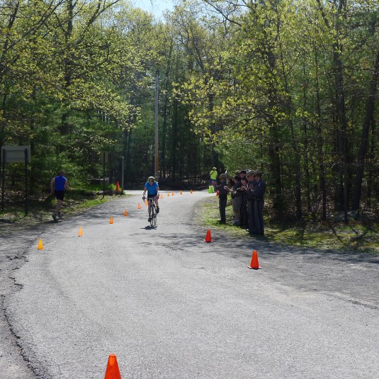 ...And ending the bike, completely oblivious to troopers cheering me on
