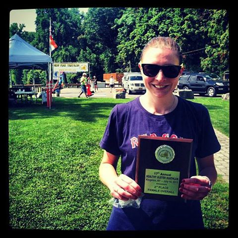 Second place overall for the Women's Duathlon