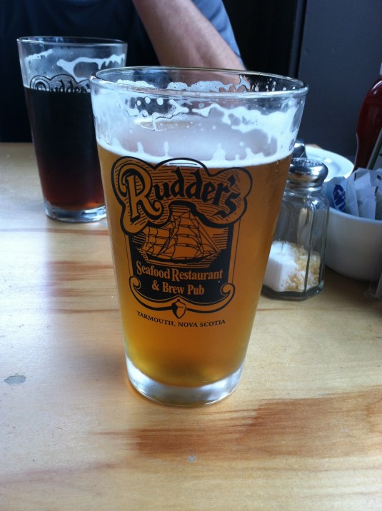 Rudders...Yarmouth's own brewery