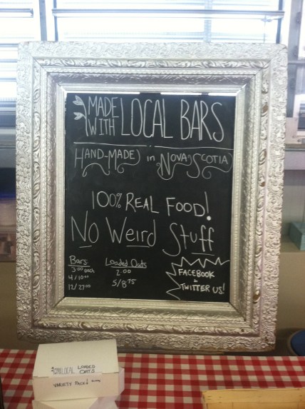 Yummy local granolla bars