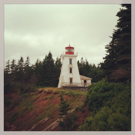 Cape Bear lighthouse--the first lighthouse to receive SOS signals from the Titanic