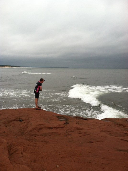 Kevin looking for more whales.
