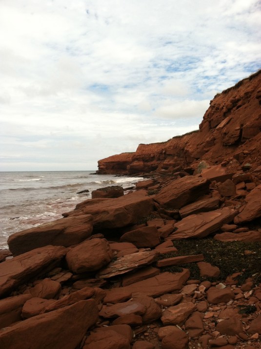 The red cliffs of PEI