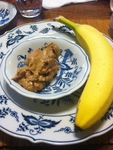 My go-to pre-race breakfast. PB+ banana.