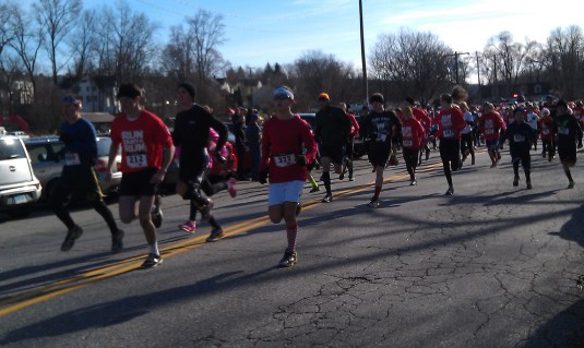 Annnnd, we are off! If you can spot me, I'll pay you a million dollars.