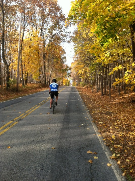 Last short sleeved ride of the season