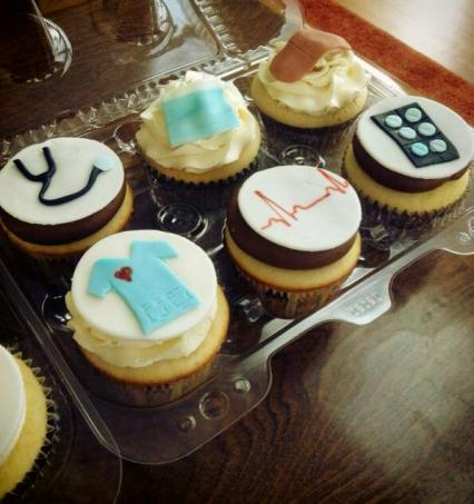 Thank you cupcakes for hospital staff
