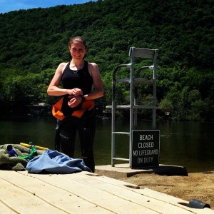 First OWS-- gotta love smacking yourself in the jaw when trying to put on a wetsuit...