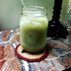 My newfound love: homemade machta iced tea lattes. The BEST!